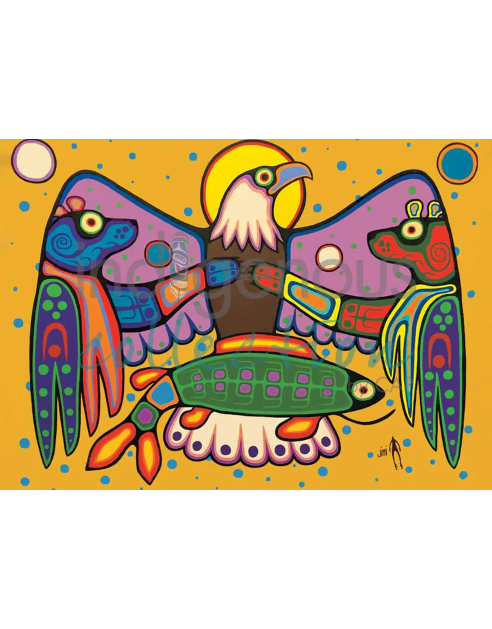 Let's Work Together by Jim Oskineegish Matted