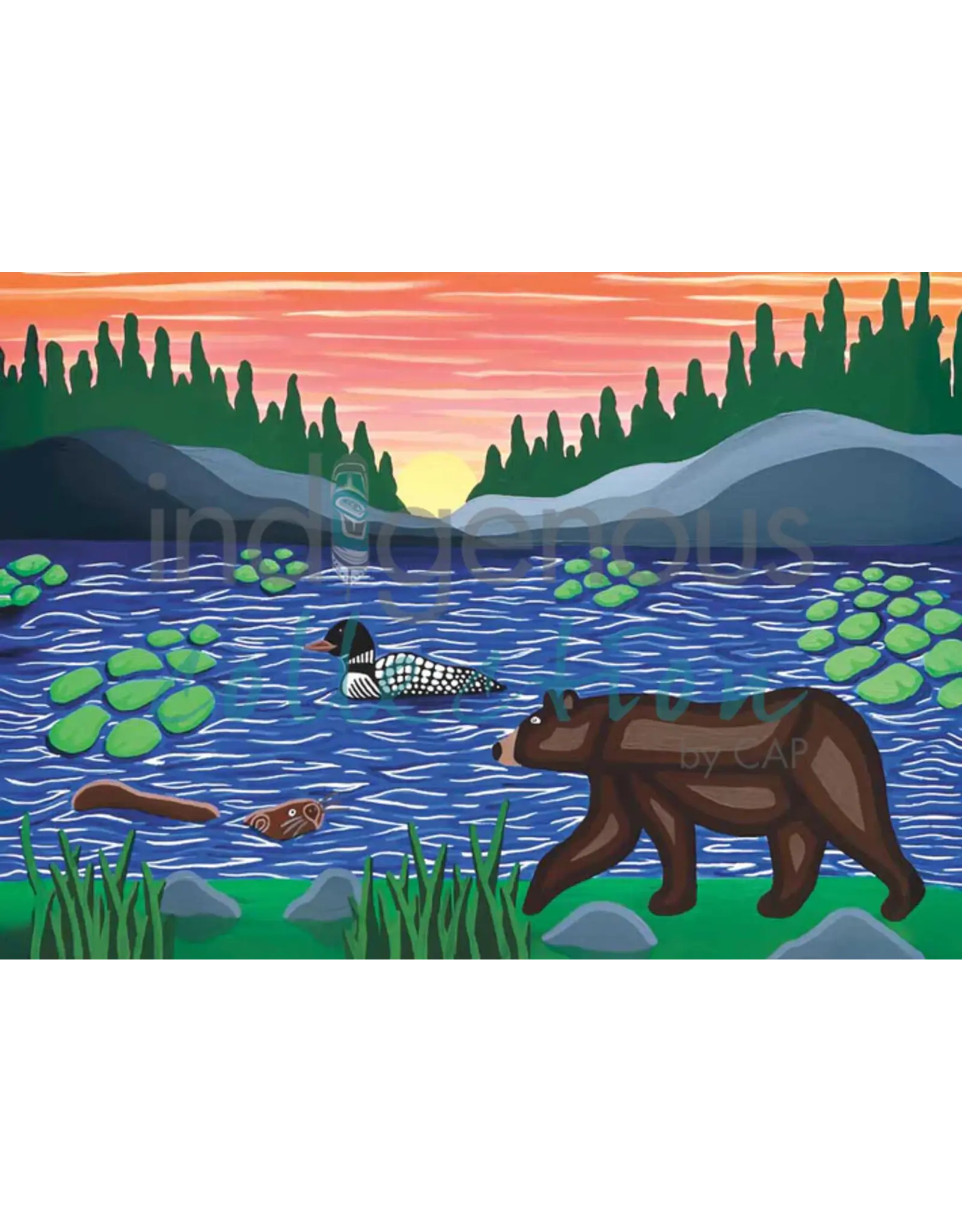 Life on the Lake by Marissa Indoe Matted