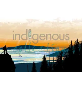 Climber Lookout by Mark Preston Matted