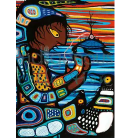 Waynaboozhoo and the Great Flood by Joshua Paris Steckley Matted