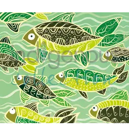 The Spring Spawning by Donna "The Strange" Langhorne Matted