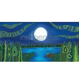 Mooz at Midnight by Patrick Hunter Matted