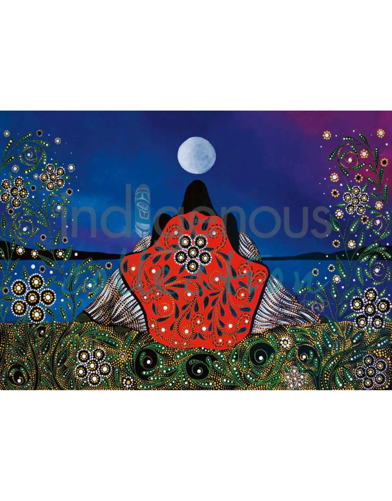 Grandmother Moon by Betty Albert Matted