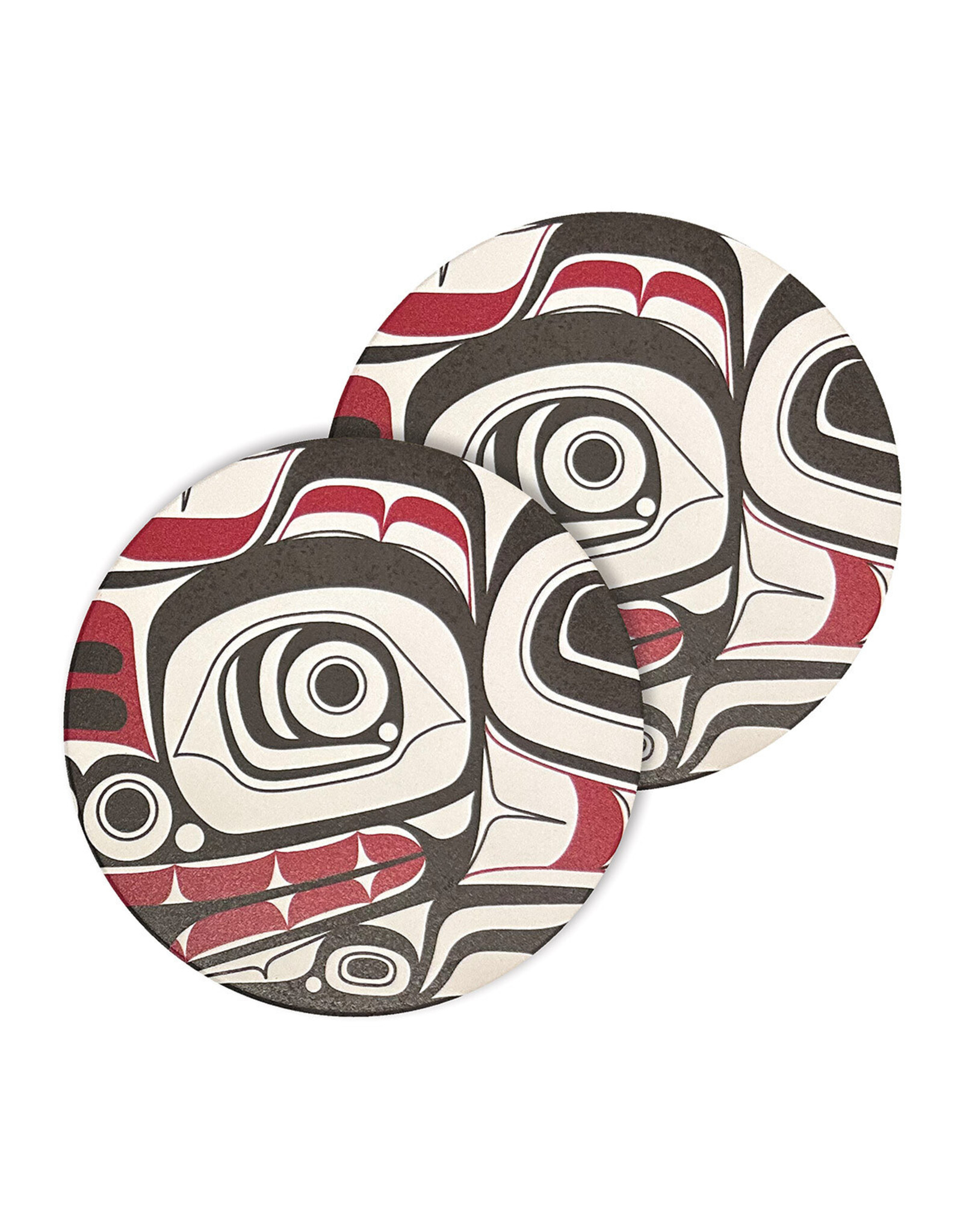 Ceramic Coaster (set of 2) - Matriarch Bear by Morgan Asoyuf (CCO14)