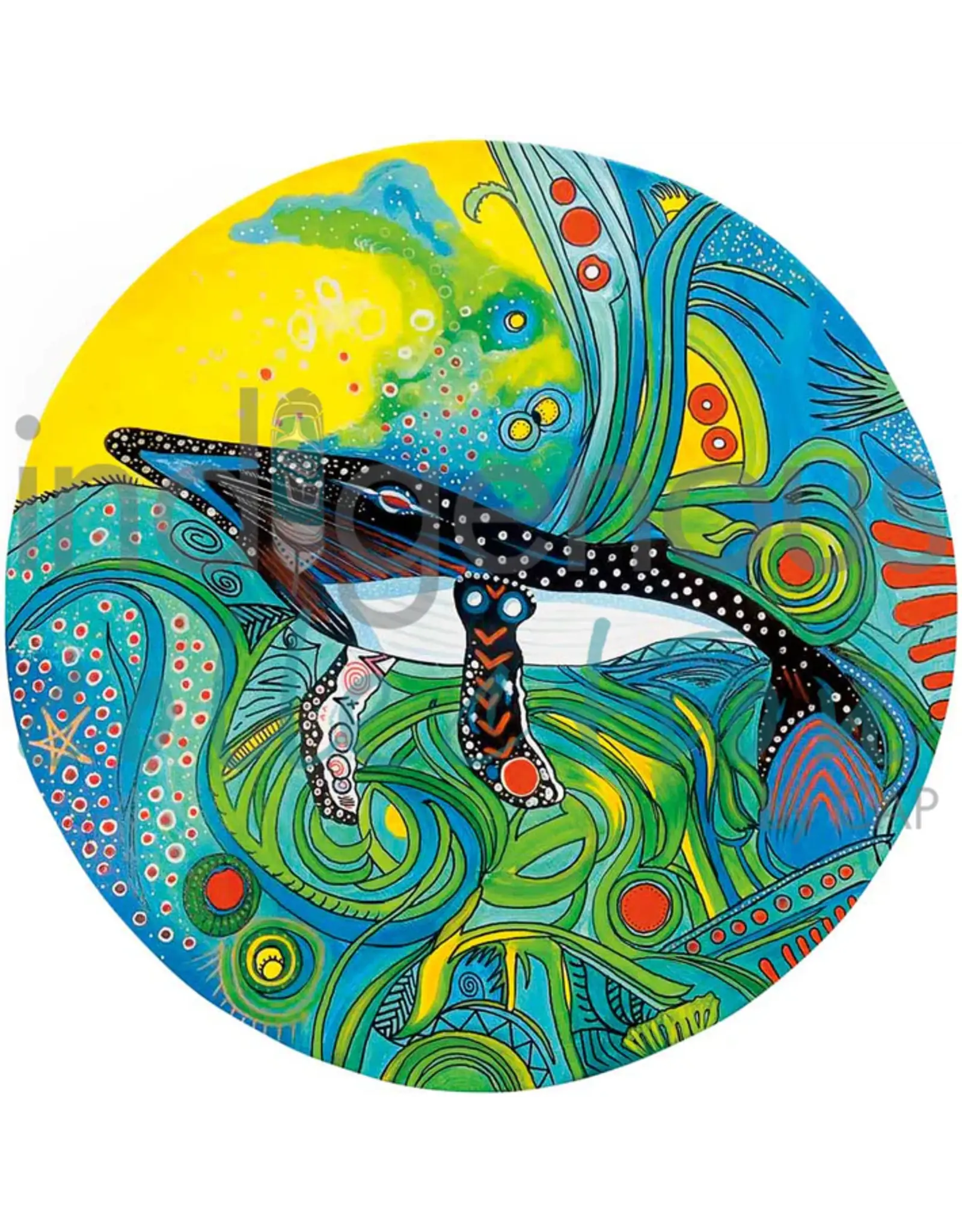 Whale of a Day by Alan Syliboy Matted