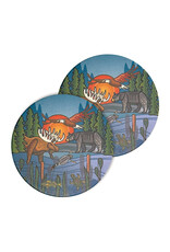 Ceramic Coaster (set of 2) - All my Relatives by Storm Angeconeb (CCO22)