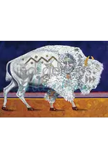 White Buffalo by John Balloue Matted
