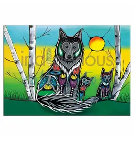 Wolf Family by Jessica Somers Matted