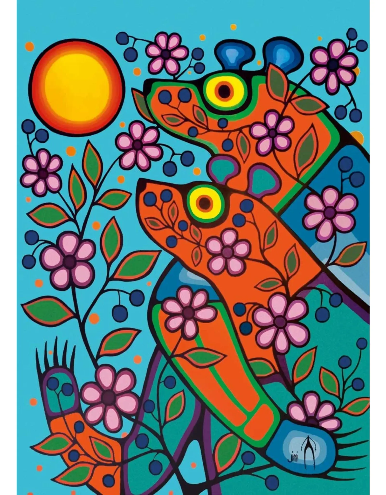 Together Forever by Jim Oskineegish Matted