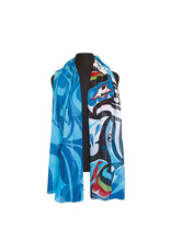 Signature Scarf - Raven & Killer Whale  by Trevor Hunt (SIGSCARF13)