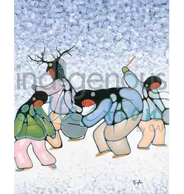 Medicine Dancers by Cecil Youngfox Matted