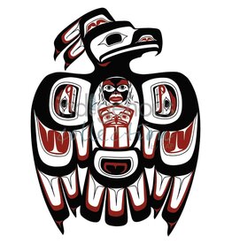 Haida Thunderbird by Clarence Mills Matted