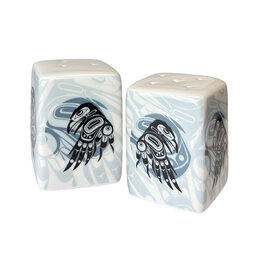 Salt+Pepper Shakers - Raven Moon by Allan Weir