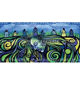 Harvesting the Hair of Mother Nature by Jackie Traverse Matted