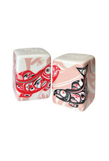 Salt+Pepper Shakers - Salmon by Corey Bulpitt (SP27)