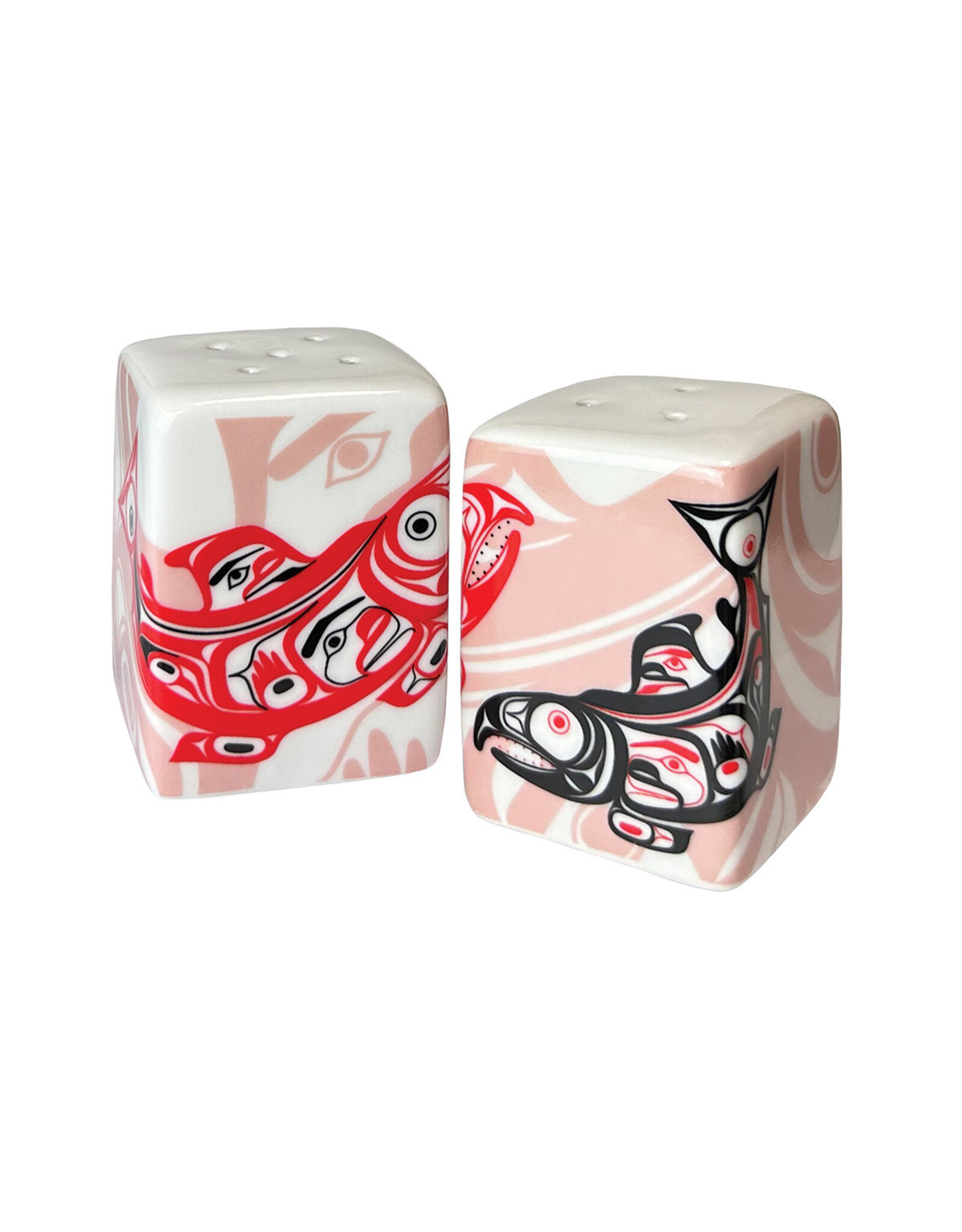 Salière+Poivrière Salmon par Corey Bulpitt (SP27)