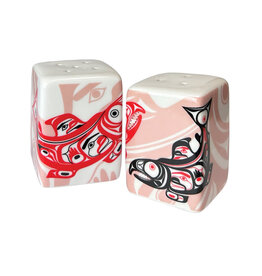 Salière+Poivrière Salmon par Corey Bulpitt