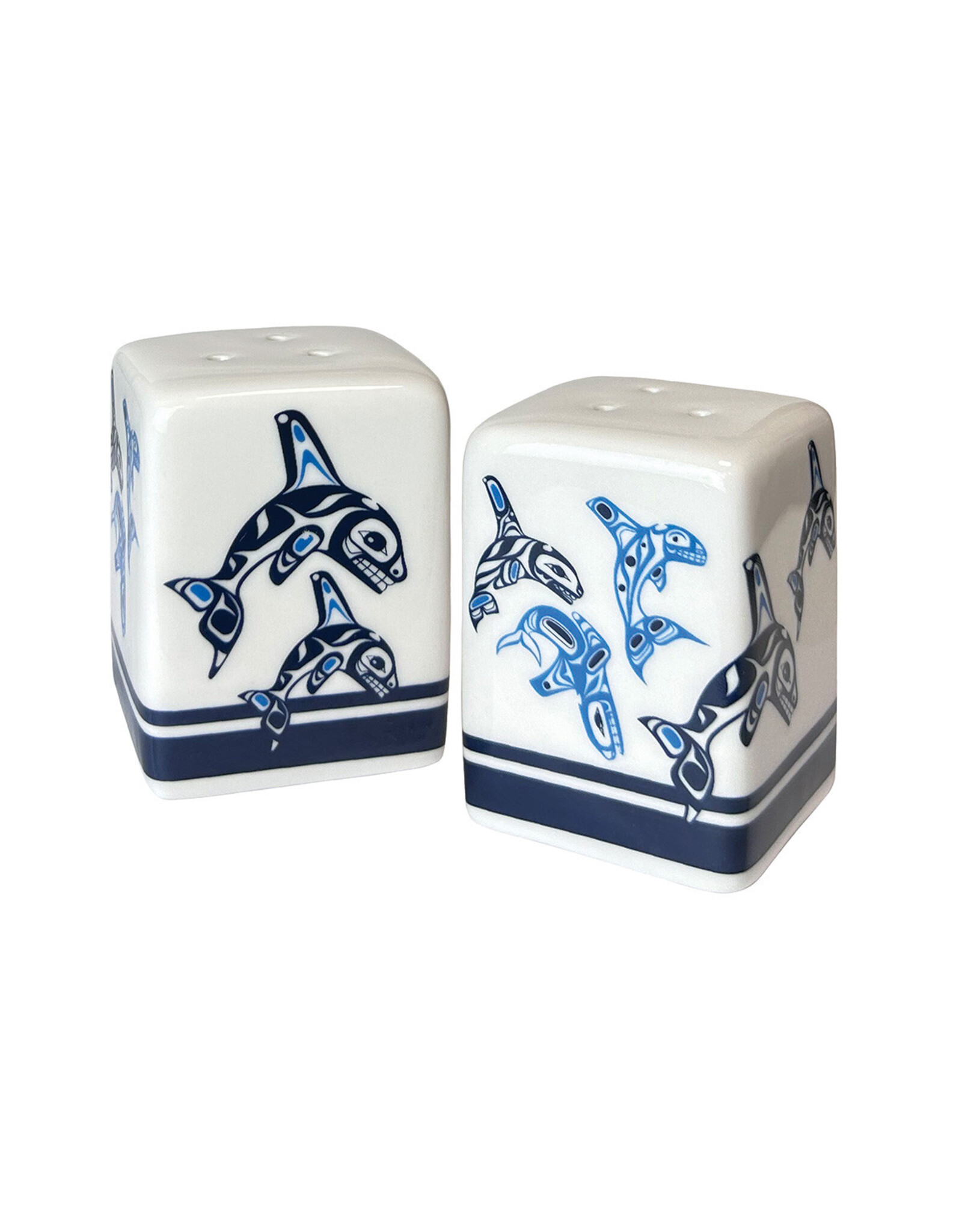 Salière+Poivrière Orca Family par Paul Windsor (SP19)