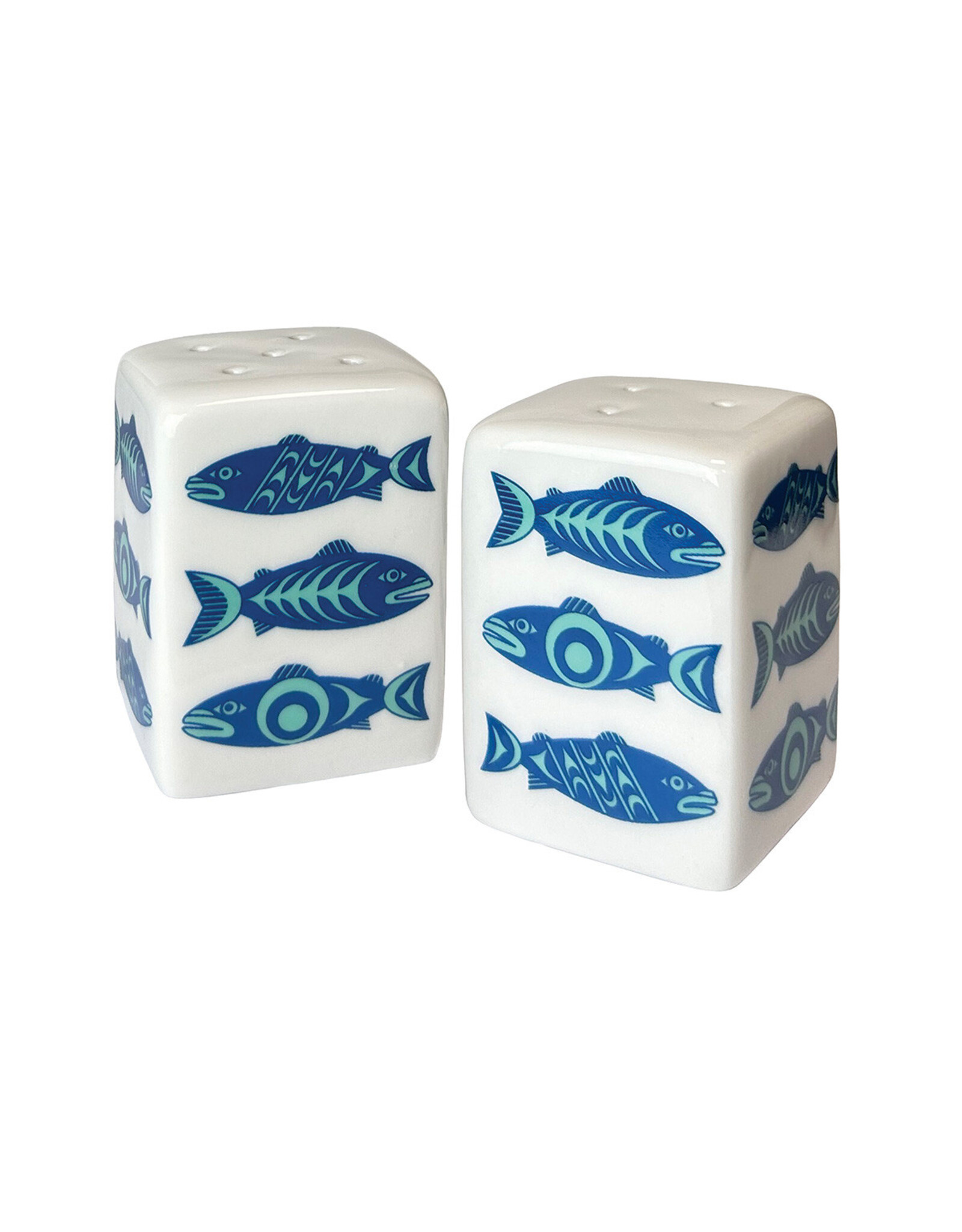 Salière+Poivrière Salmon in the Wild par Simone Diamond (SP18)