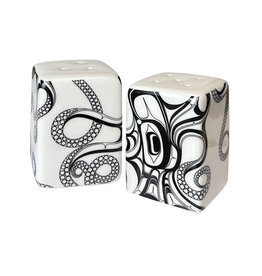 Salt+Pepper Shakers - Octopus by Ernest Swanson