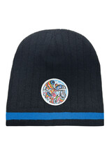 Knitted Tuque - Raven & Killer Whale by Trevor Hunt ( TQHR)