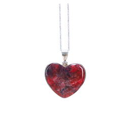 Pendentif Eudialyte Coeur