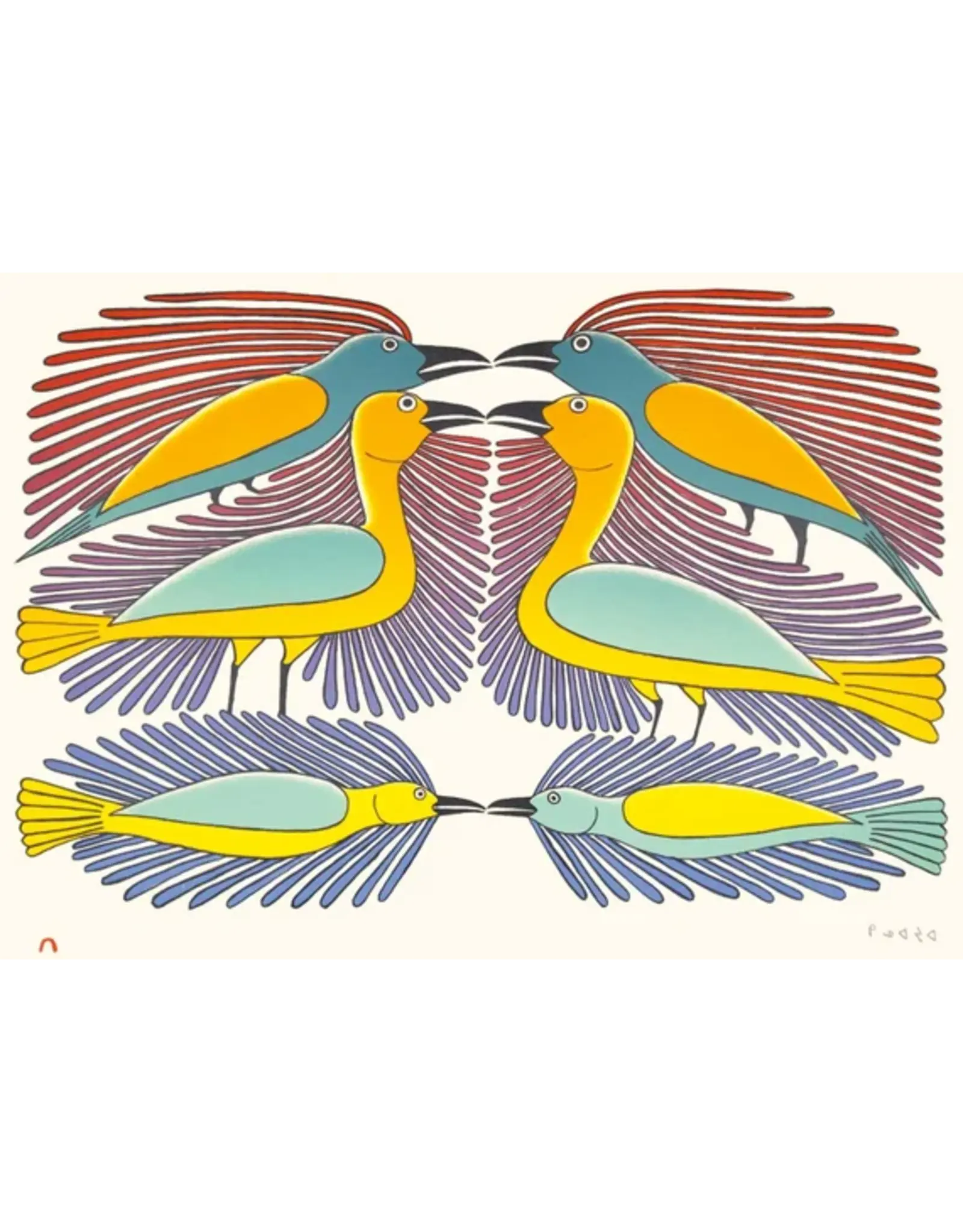 Mirrored Image by Kenojuak Ashevak Card