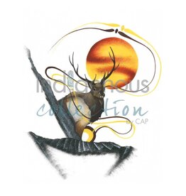 Majestic Elk by Garnet Tobacco Card