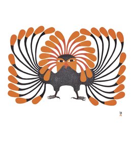 Autumnal owl by Kenojuak Ashevak Card