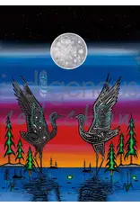 Cranes in Love by Jeffrey Red George Card