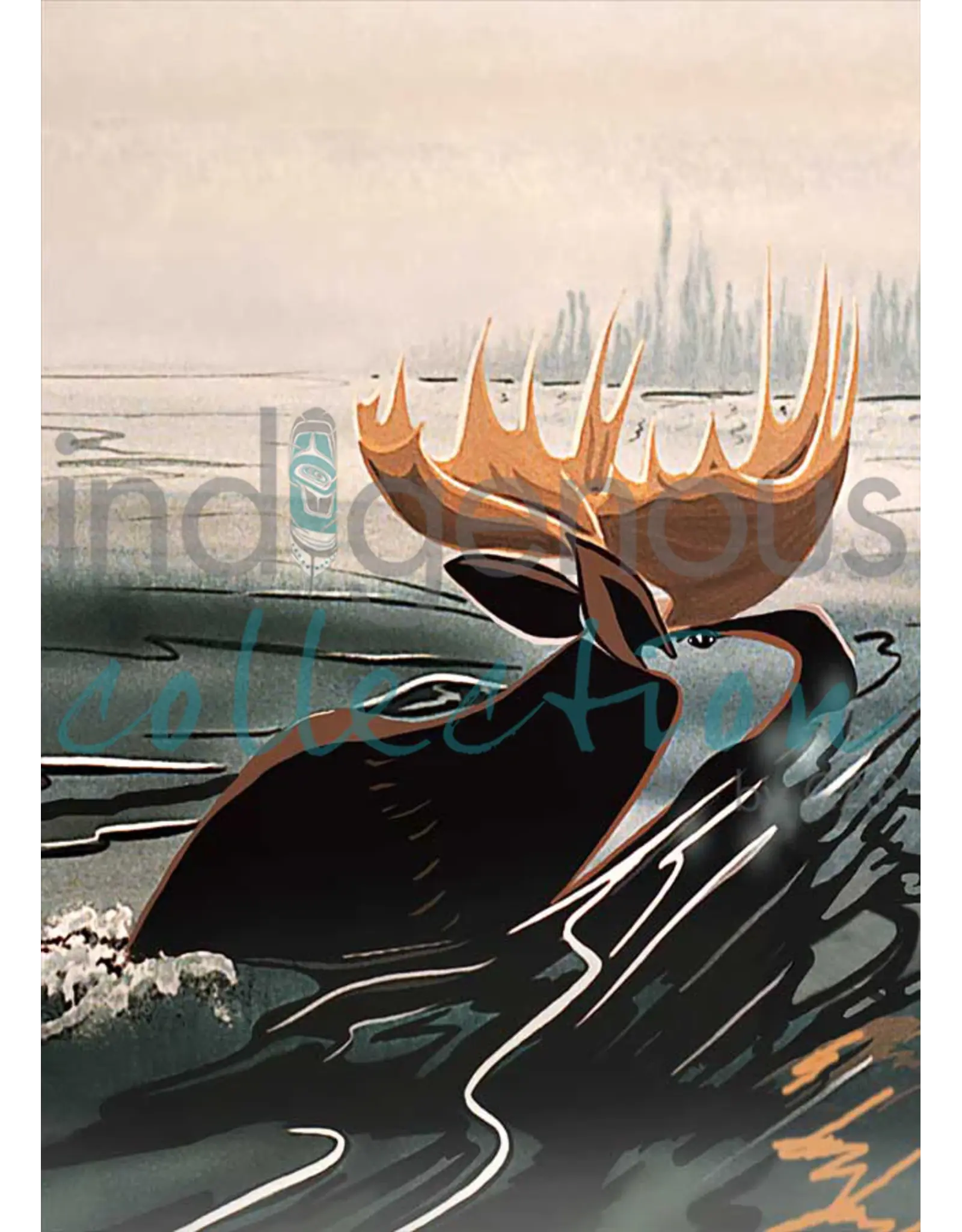 Northern Warrior by Rick Beaver Card