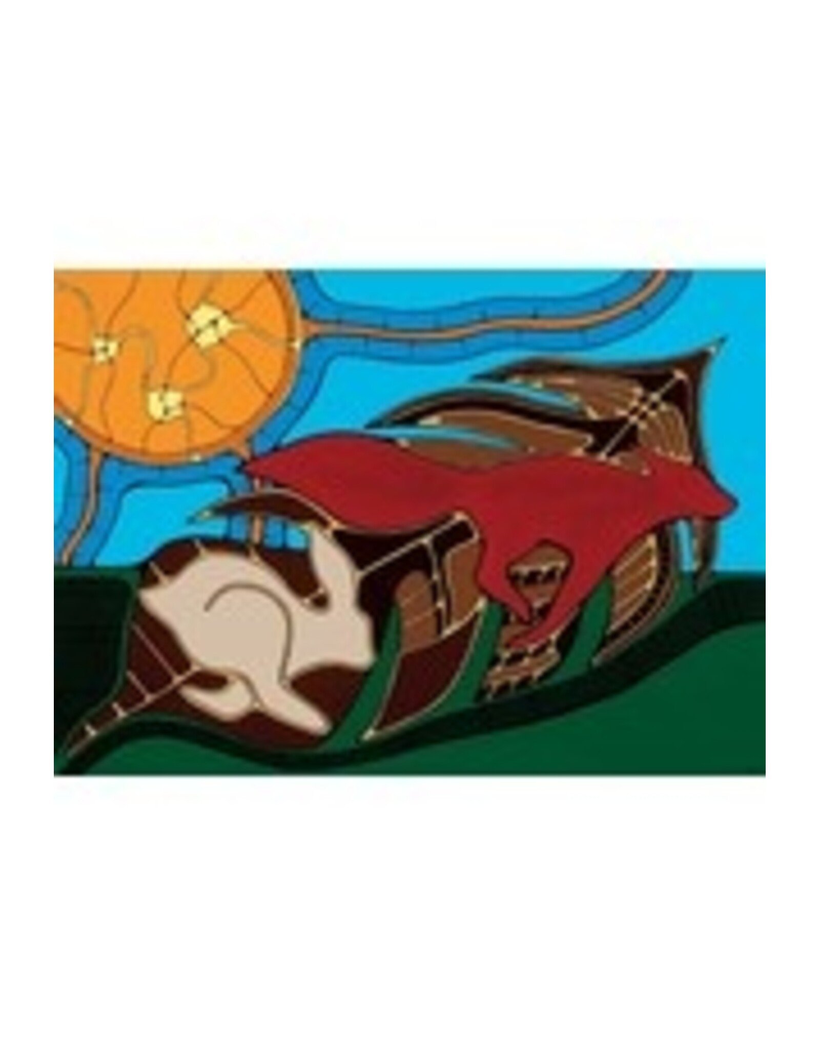 Copy of Wolf Family par Jessica Somers Encadré