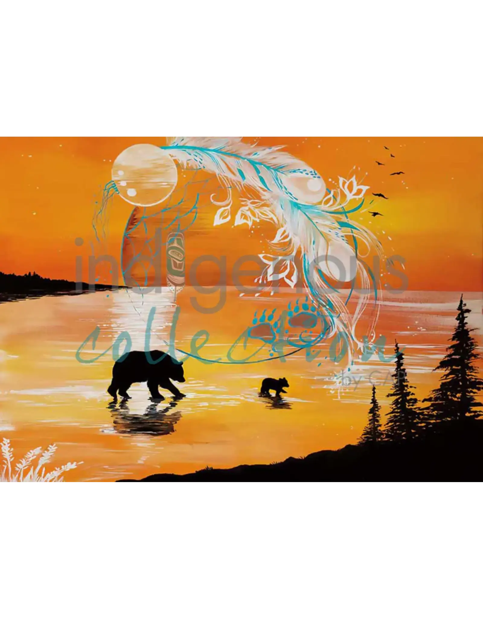 Mother Bear II par Karen Erickson Encadré