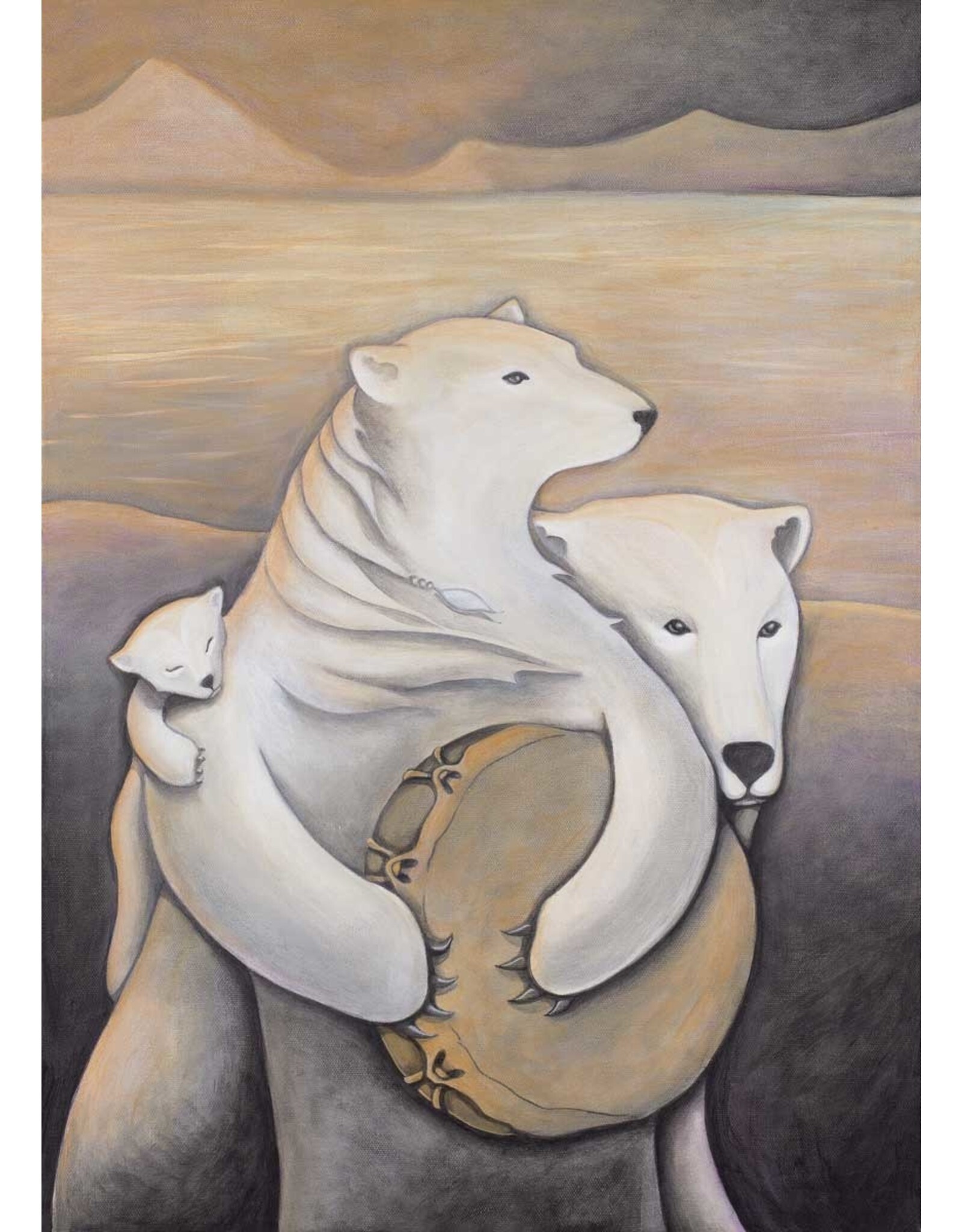 Northern Keepers by Nathalie Coutou Framed