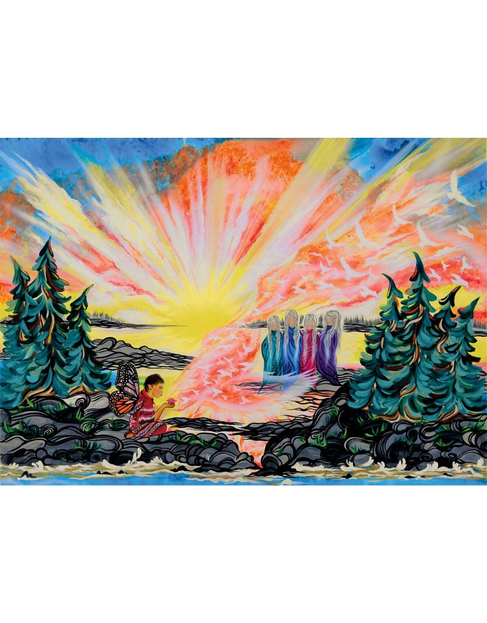 Honouring Zaylyyn par Shawna Boulette Grapentine Encadré