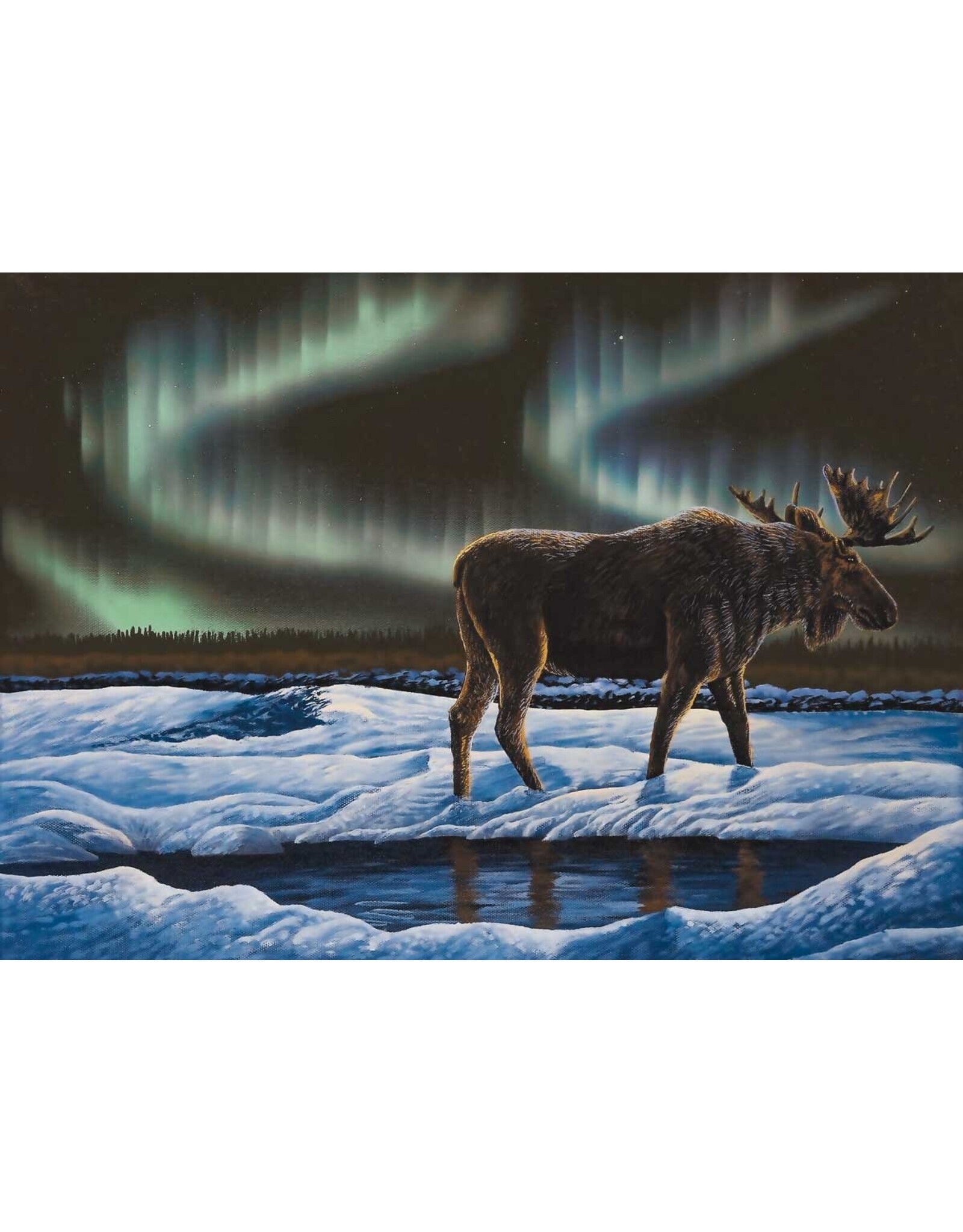 Ahaa (He Is Walking) by Ronnie Simon Framed