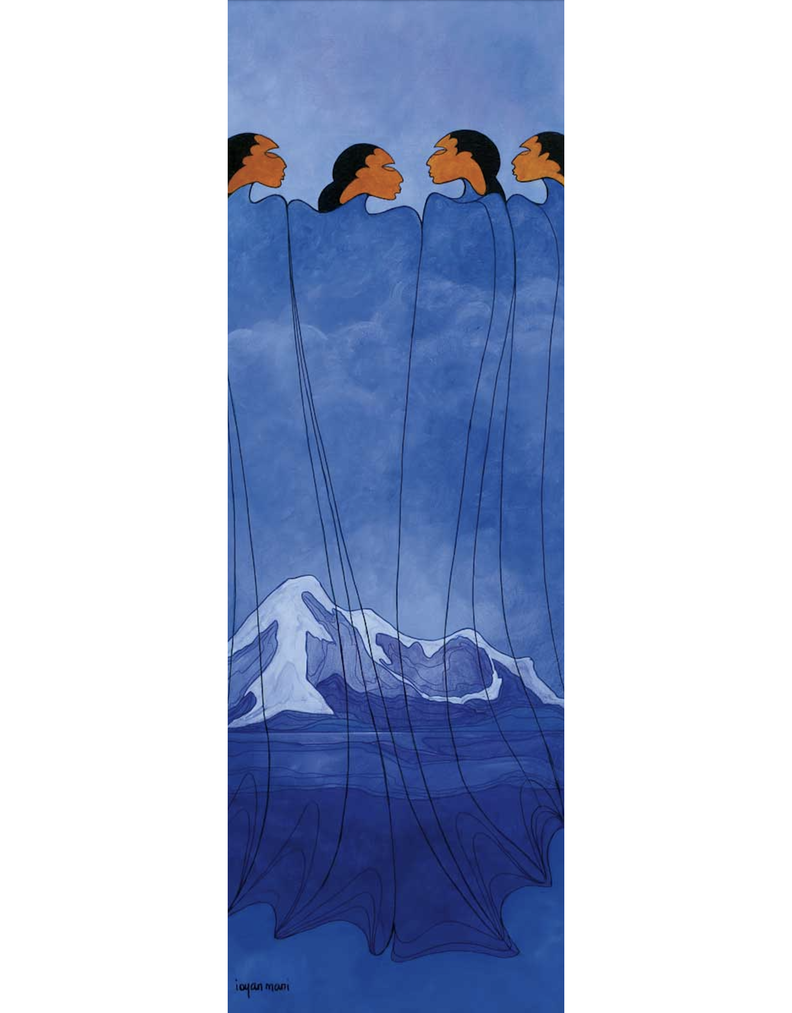 The Gathering Mountain by Maxine Noel Framed