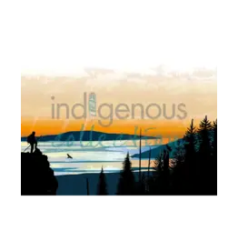 Climber Lookout by Mark Preston Framed