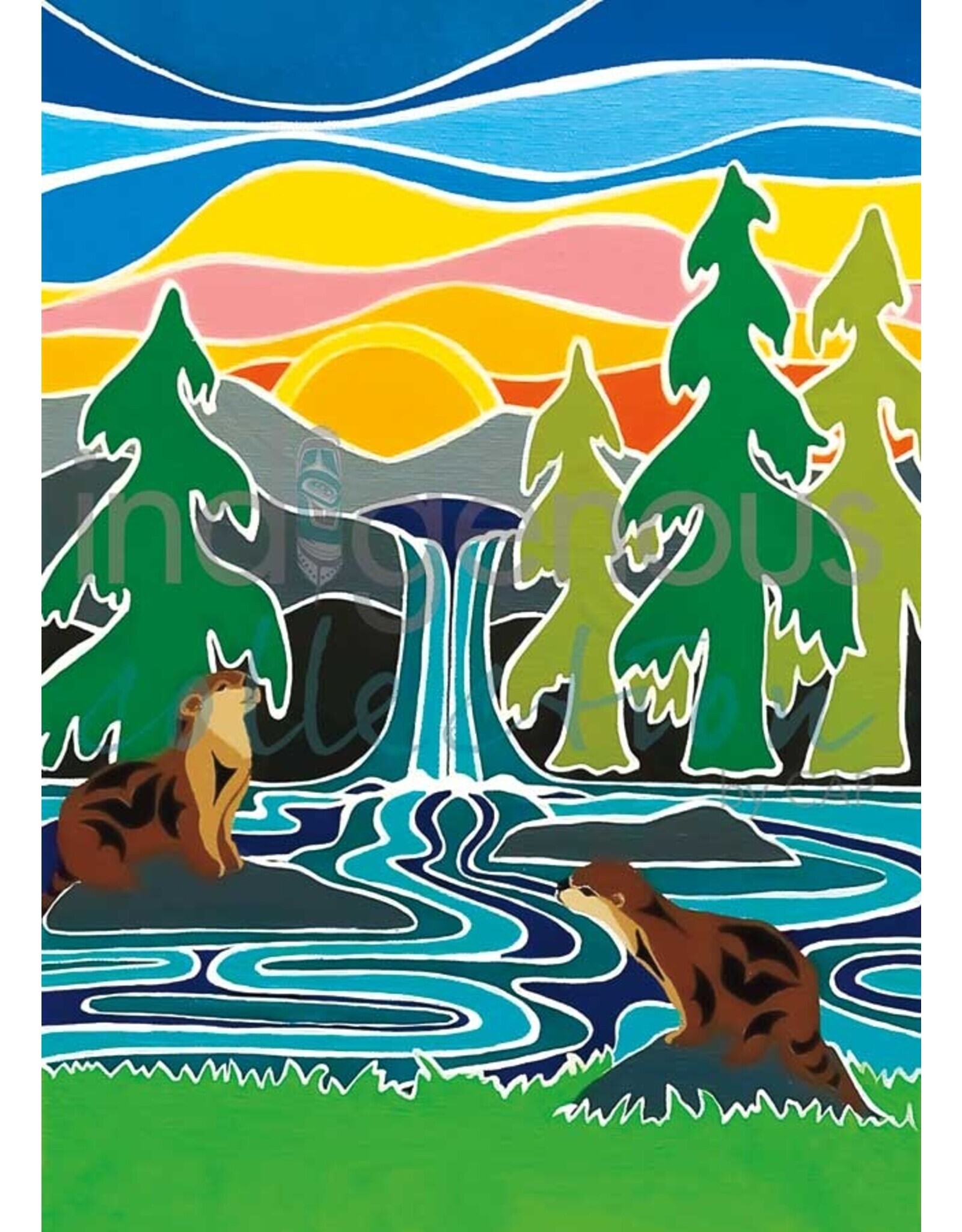 Otter be Fun par Shelley Davies Encadré