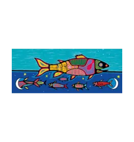 The Birth of Salmon par Jeffrey Red George Encadré