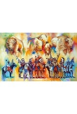 Mystic Warriors by John Balloue Framed