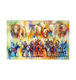 Mystic Warriors by John Balloue Framed