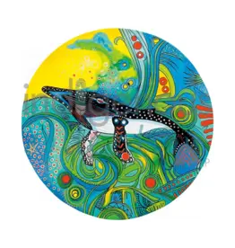 Whale of the Day by Alan Syliboy Framed