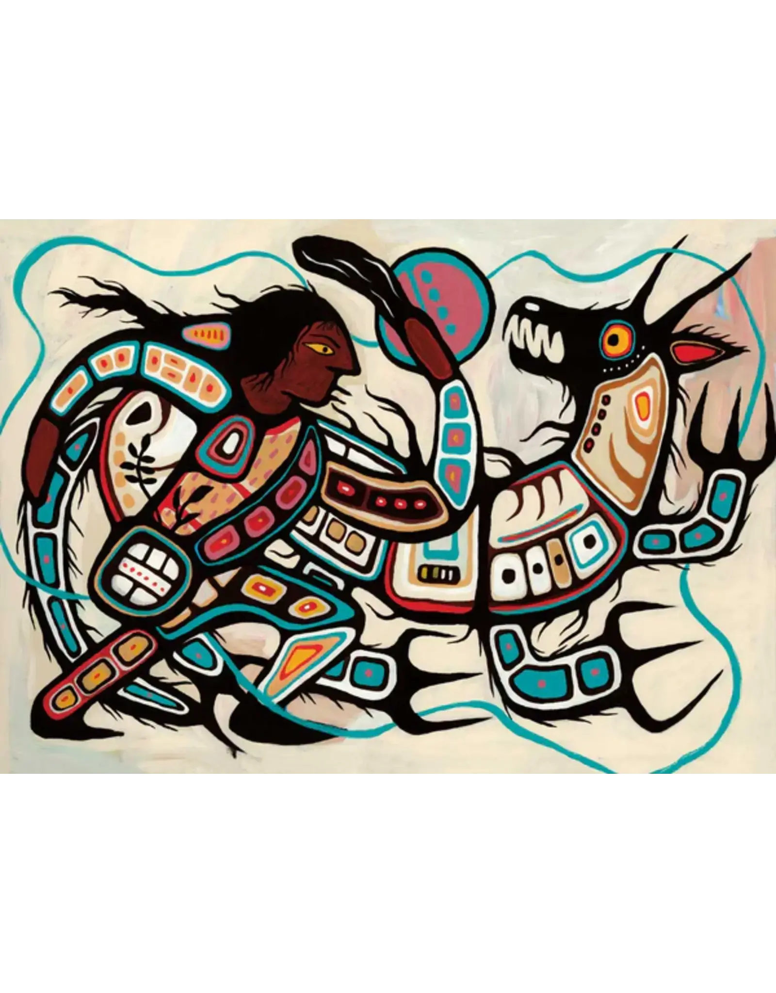 Waynaboozhoo and the Mishipishu par Joshua Pawis Steckley Encadré