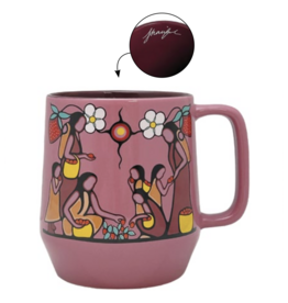 Bid Ceramic Mug - Heart Berry Gatherers