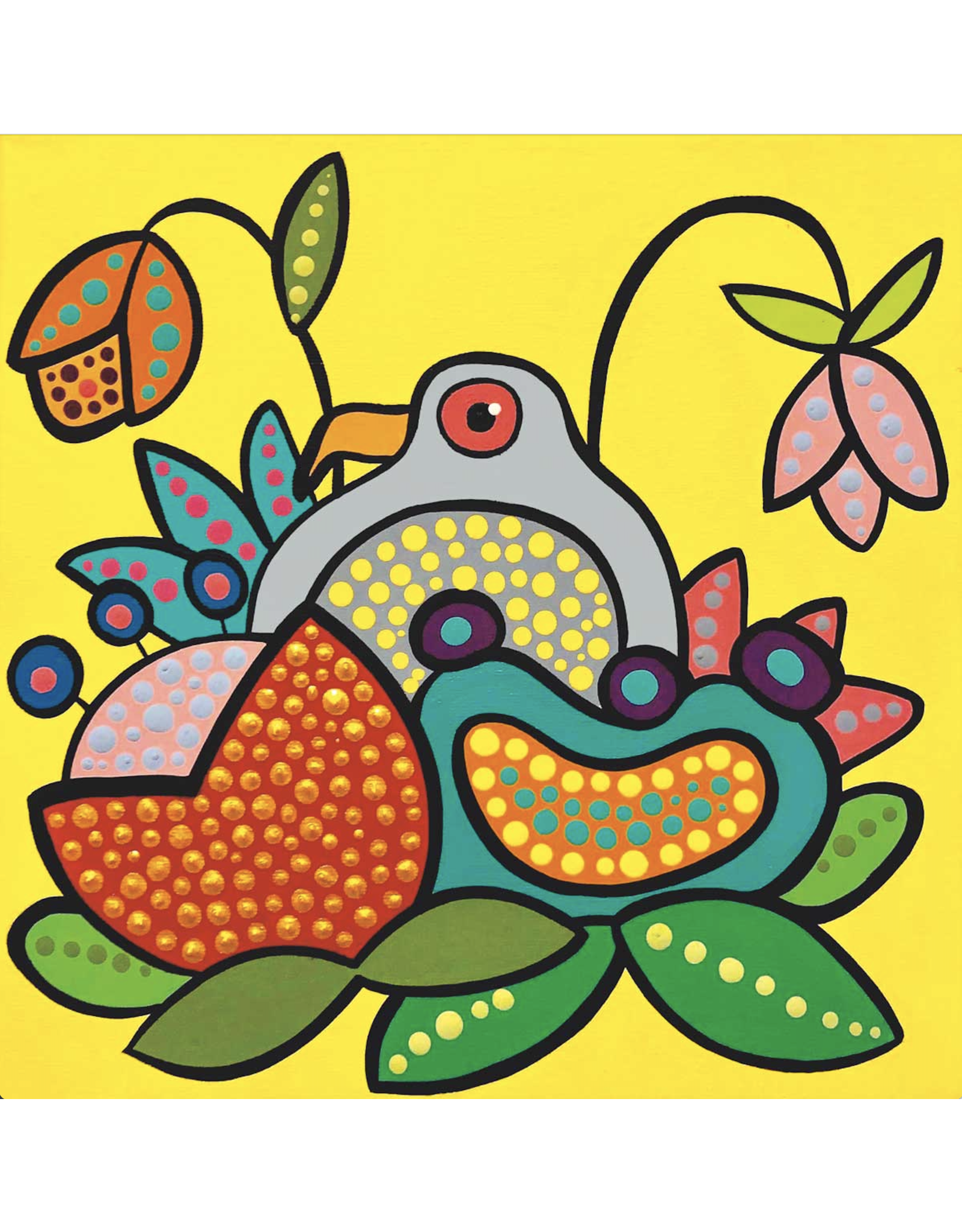 Flower Bed par Donne "The Strange" Langhorne Encadré