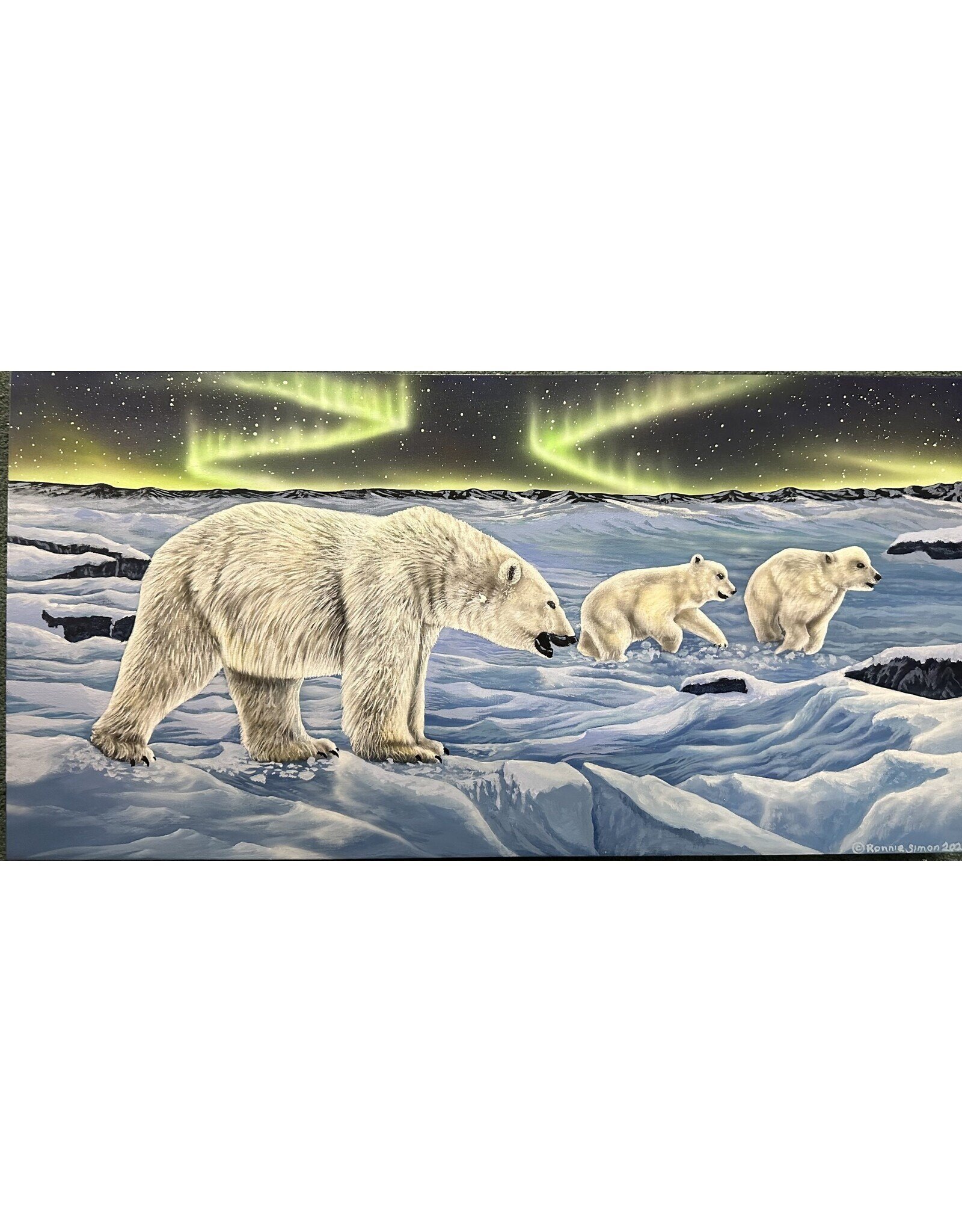 Sea Bears by Ronnie Simon Framed