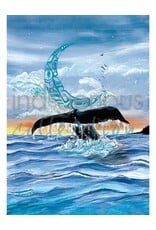 Whale Song par Karen Erickson Encadré