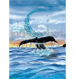 Whale Song par Karen Erickson Encadré