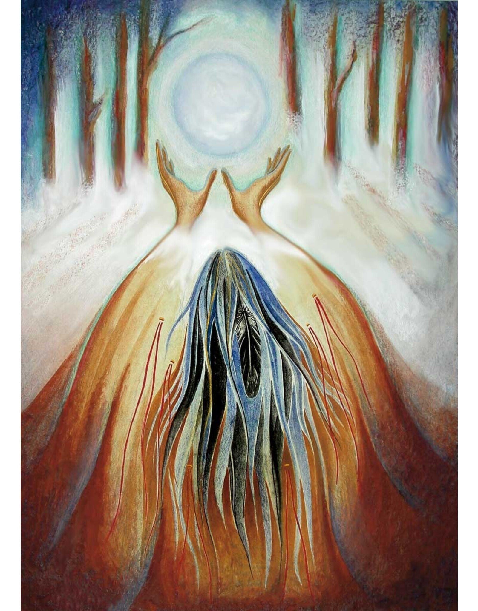 Reaching Out by Nathalie Coutou Framed